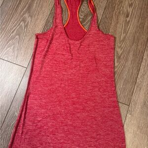 Lululemon Red Racerback Tank Top